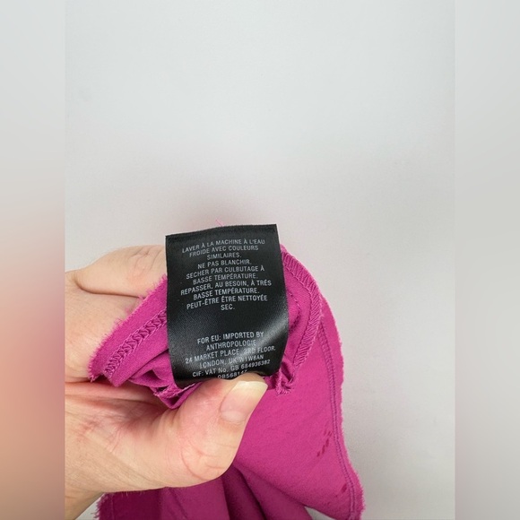 Anthropologie Maeve Mona Off Shoulder Fuchsia Dress - Picture 6 of 6